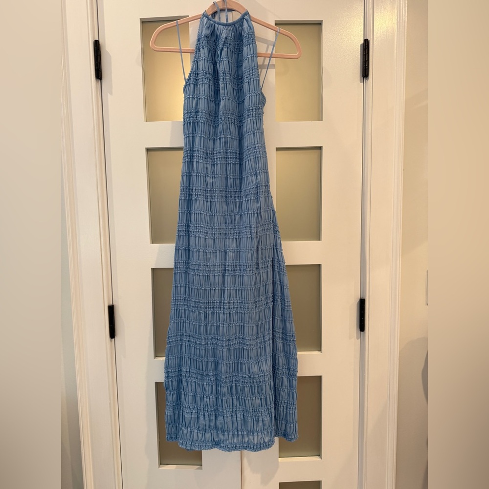 Abercrombie & Fitch Light Blue Maxi Dress
